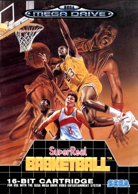 Super Real Basketball (MD) Box Art & Cover