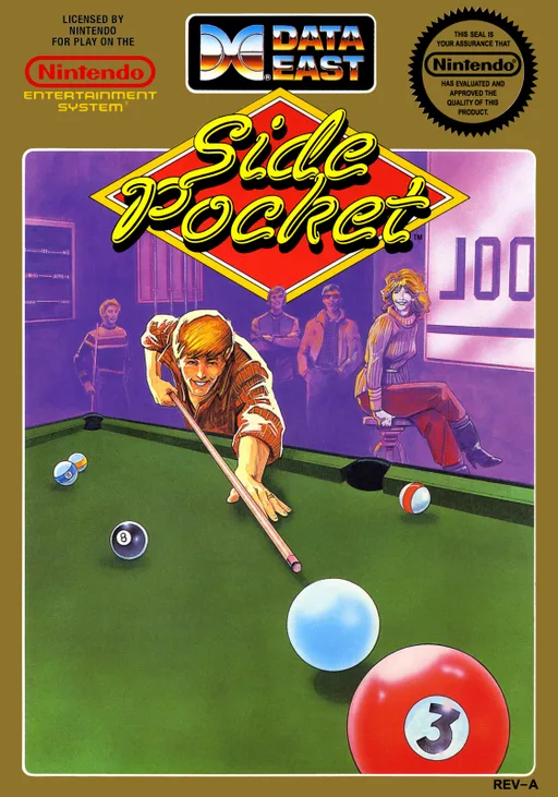 Side Pocket (NES) Box Art & Cover