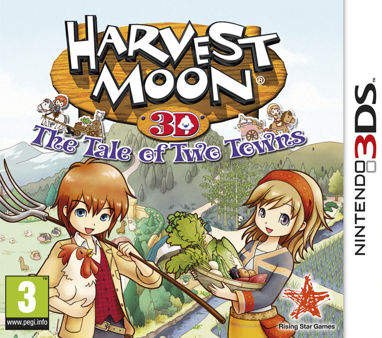 Harvest Moon: The Tale of Two Towns (3DS) Box Art & Cover