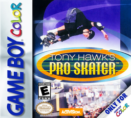 Tony Hawk's Pro Skater (GBC) Box Art & Cover