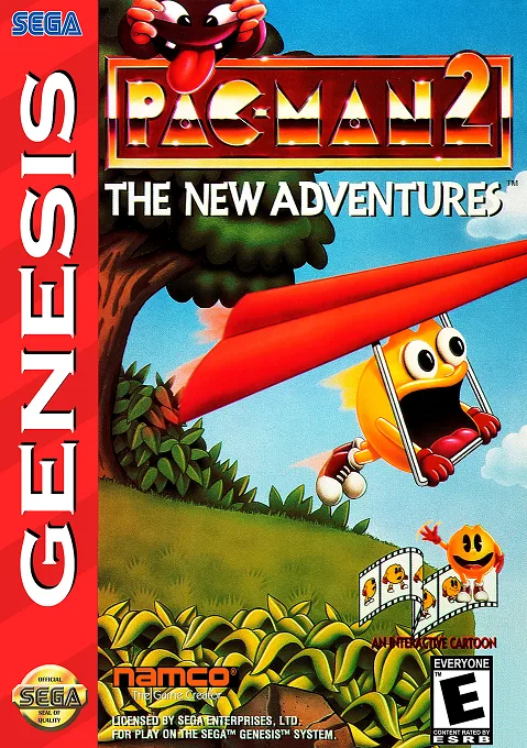 Pac-Man 2 - The New Adventures (MD) Box Art & Cover