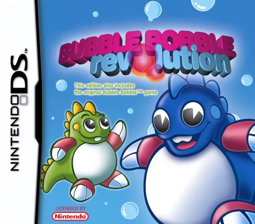 Bubble Bobble Revolution (Rev 1) (DS) Box Art & Cover