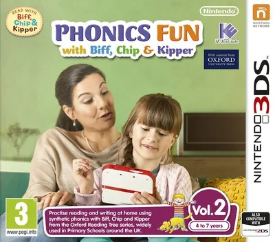 Kipper no Eigo Kyoushitsu - Floppys Phonics Vol. 2 - Biff-Hen (3DS) Box Art & Cover