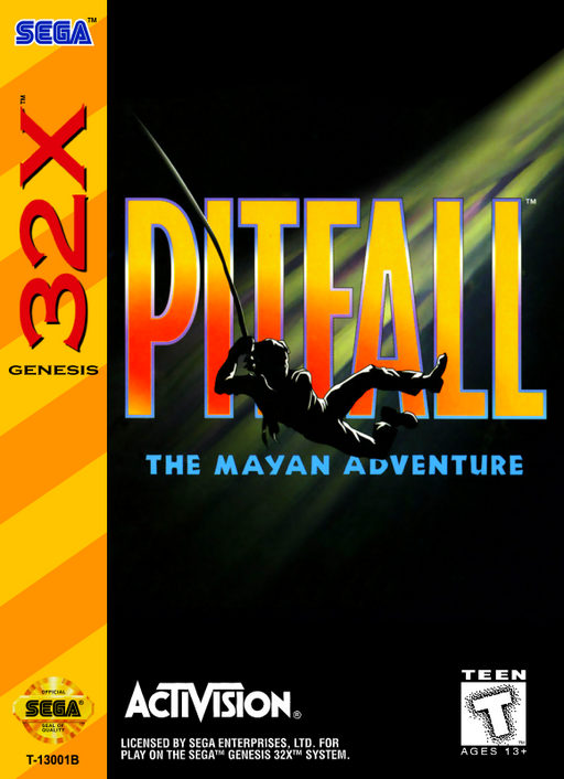 Pitfall - The Mayan Adventure (32X) Box Art & Cover
