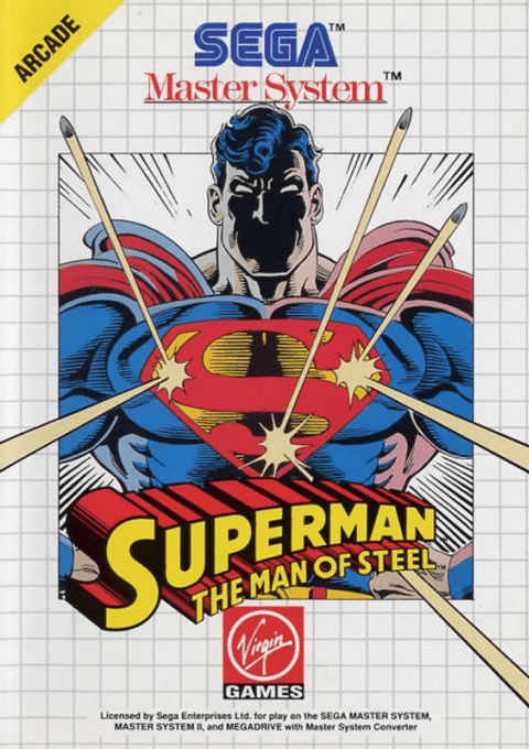 Superman (SMS) Box Art & Cover