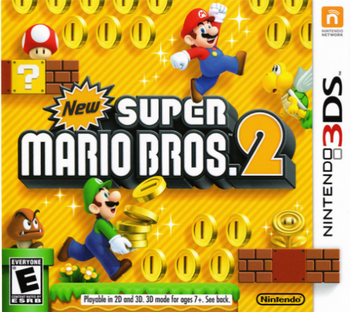 New Super Mario Bros. 2 (3DS) Box Art & Cover