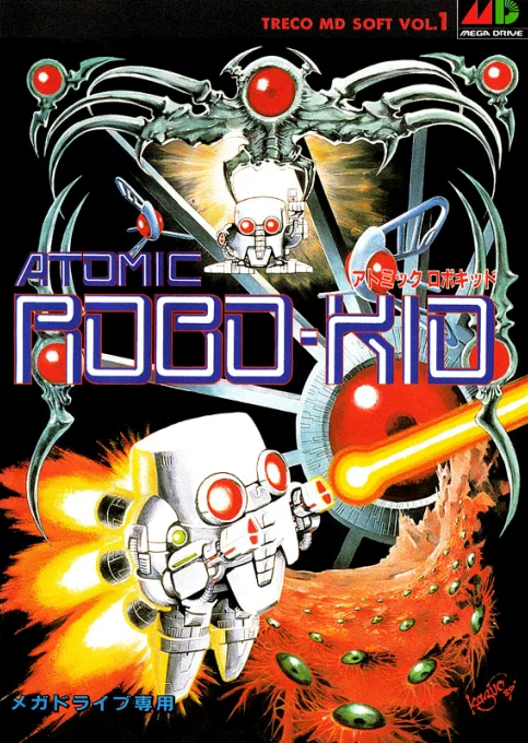 Atomic Robo-Kid (MD) Box Art & Cover