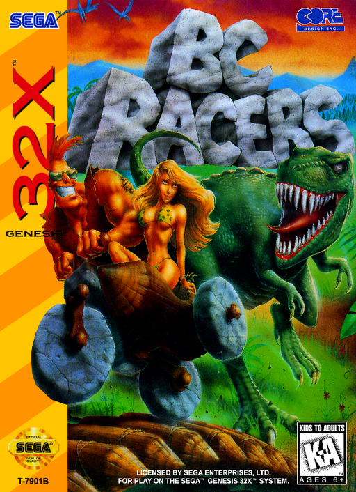 BC Racers (32X) Box Art & Cover