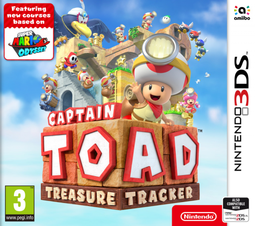 Captain Toad: Treasure Tracker (3DS) Box Art & Cover