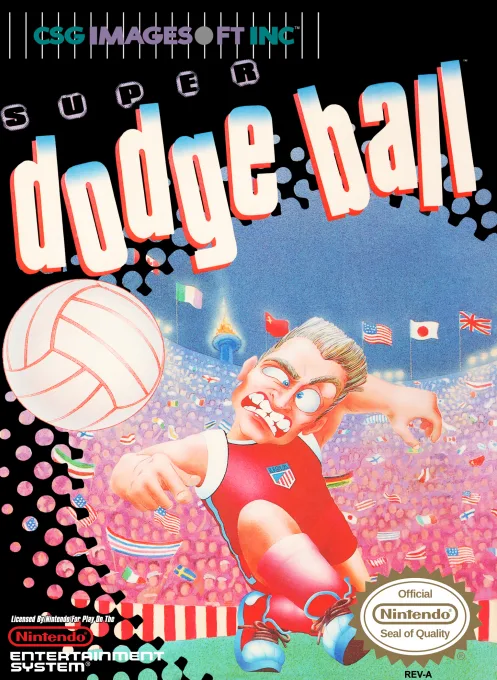 Super Dodge Ball (NES) Box Art & Cover