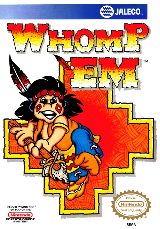 Whomp 'Em (NES) Box Art & Cover