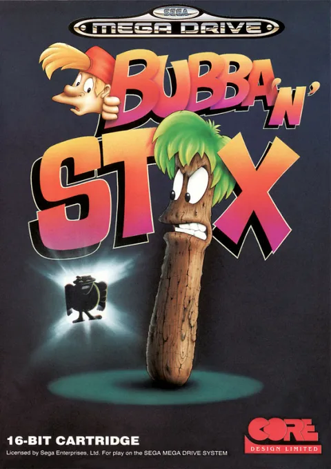 Bubba 'N' Stix (MD) Box Art & Cover
