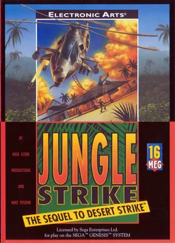 Jungle Strike - Uketsugareta Kyouki (MD) Box Art & Cover