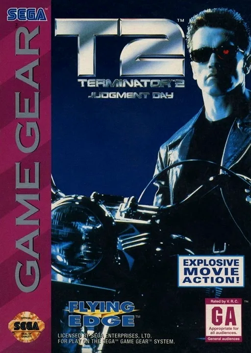 Terminator 2 - Judgment Day (GAME GEAR) Box Art & Cover