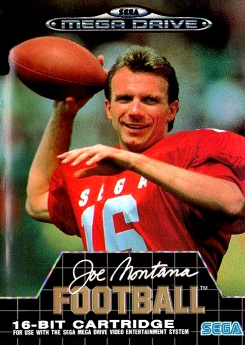 Joe Montana Football (MD) Box Art & Cover