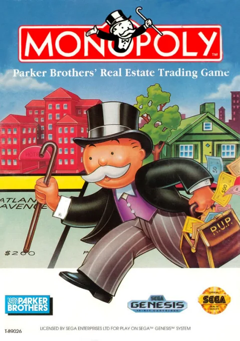 Monopoly (MD) Box Art & Cover