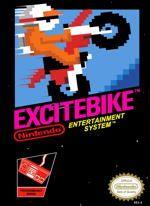 엑사이트바이크 (NES) Box Art & Cover