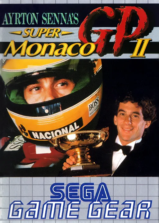 Ayrton Senna's Super Monaco GP II (MD) Box Art & Cover