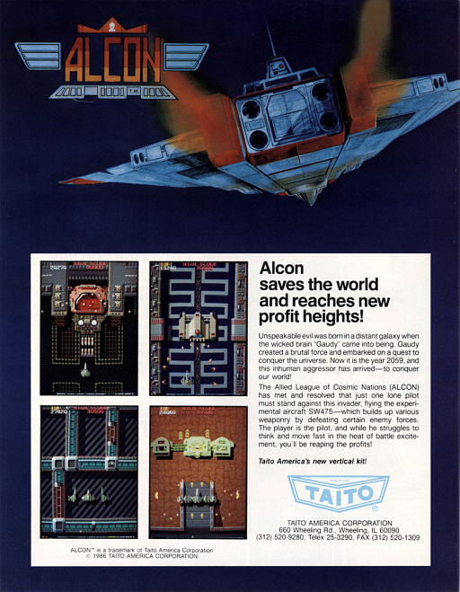 Alcon (US) (ARCADE) Box Art & Cover