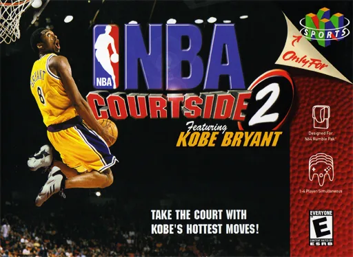 NBA Court 2 Kobe Bryant (N64) Box Art & Cover