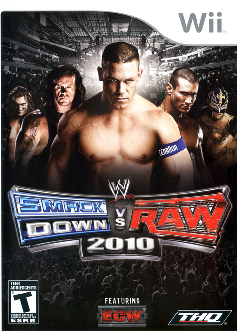 WWE SmackDown vs. Raw 2010 (WII) Box Art & Cover