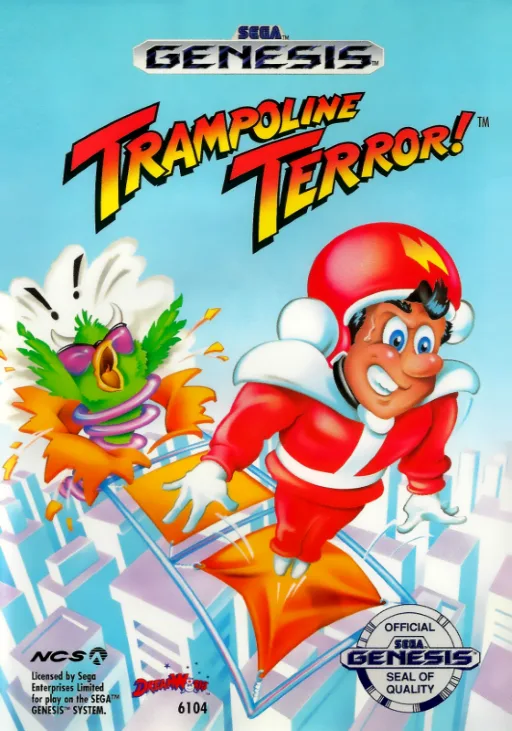 Trampoline Terror! (MD) Box Art & Cover