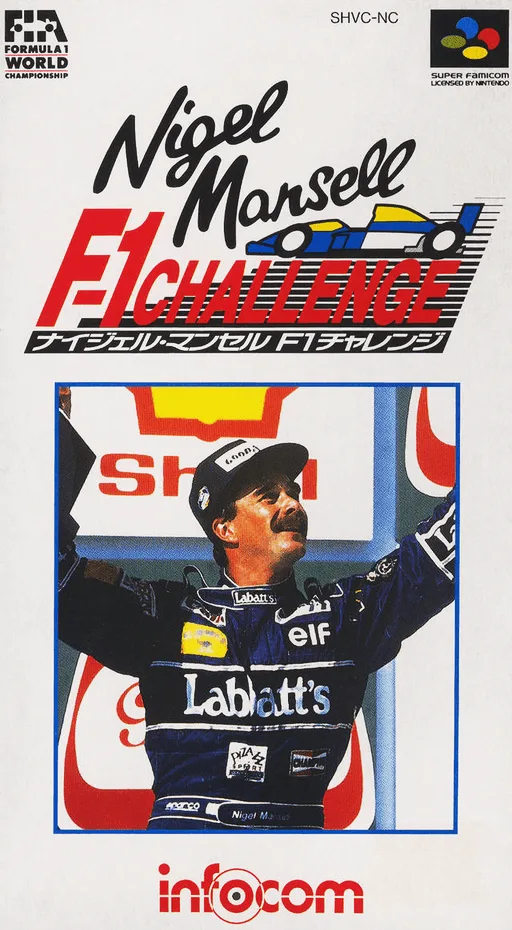 Nigel Mansell F-1 Challenge (SNES) Box Art & Cover