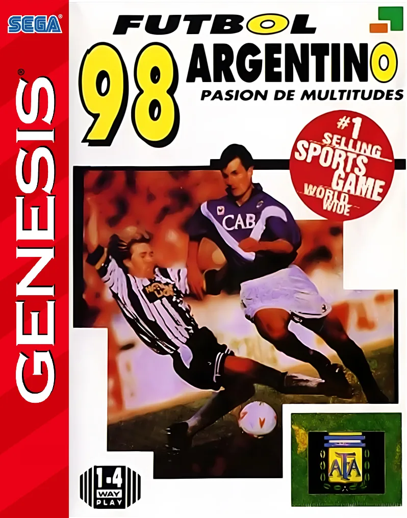 Futbol Argentino 98 - Pasion de Multitudes (MD) Box Art & Cover