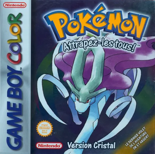 Pokemon - Version Cristal (GBC) Box Art & Cover