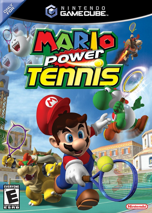 Mario Power Tennis (GAMECUBE) Box Art & Cover
