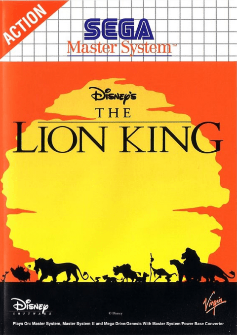 라이온 킹 (SMS) Box Art & Cover