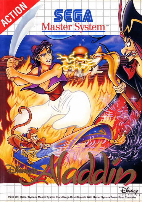 Aladdin (SMS) Box Art & Cover