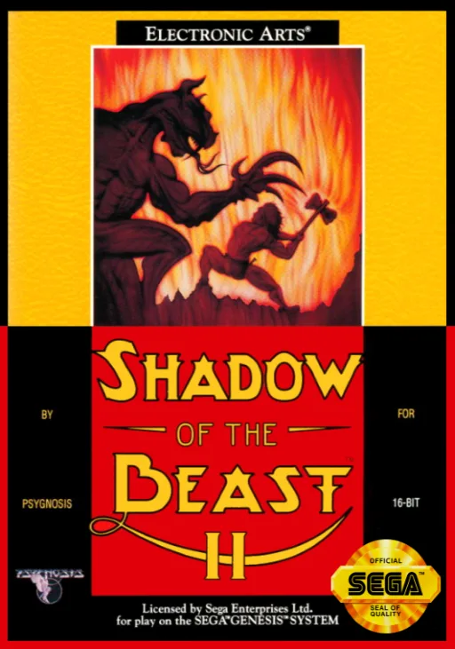 Shadow of the Beast II (MD) Box Art & Cover