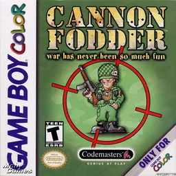 Cannon Fodder (GBC) Box Art & Cover