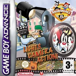 Animaniacs - Lights, Camera, Action! (GBA) Box Art & Cover