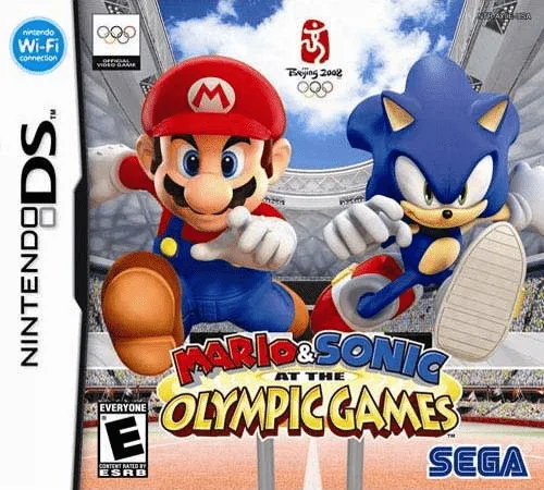 Mario & Sonic at Beijing Olympic (DS) Box Art & Cover
