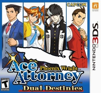 Phoenix Wright: Ace Attorney – Dual Destinies (3DS) Box Art & Cover