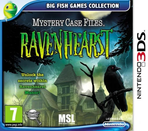Mystery Case Files - Ravenhearst (3DS) Box Art & Cover