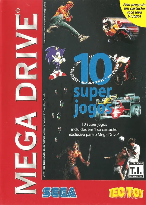 10 Super Jogos (MD) Box Art & Cover