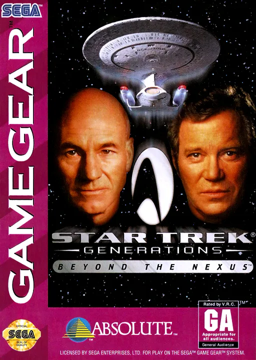 Star Trek Generations - Beyond the Nexus (GAME GEAR) Box Art & Cover
