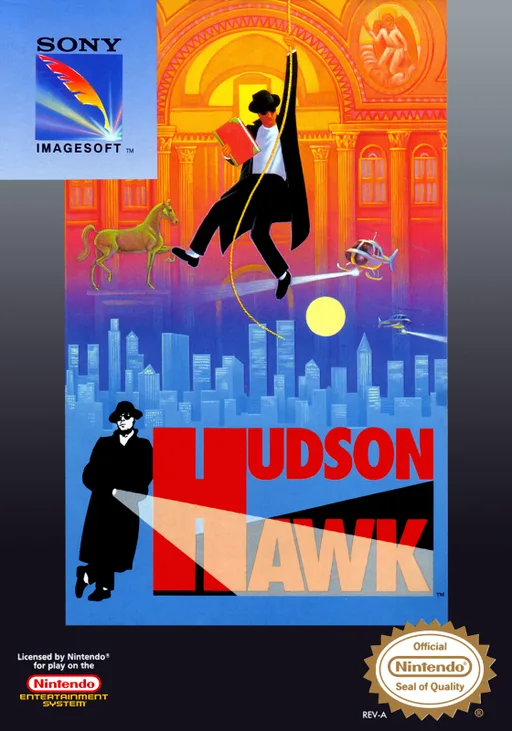 Hudson Hawk (NES) Box Art & Cover