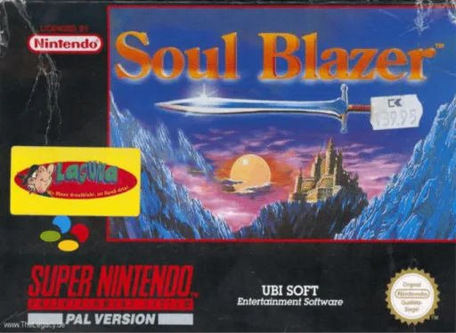 Soul Blazer (SNES) Box Art & Cover
