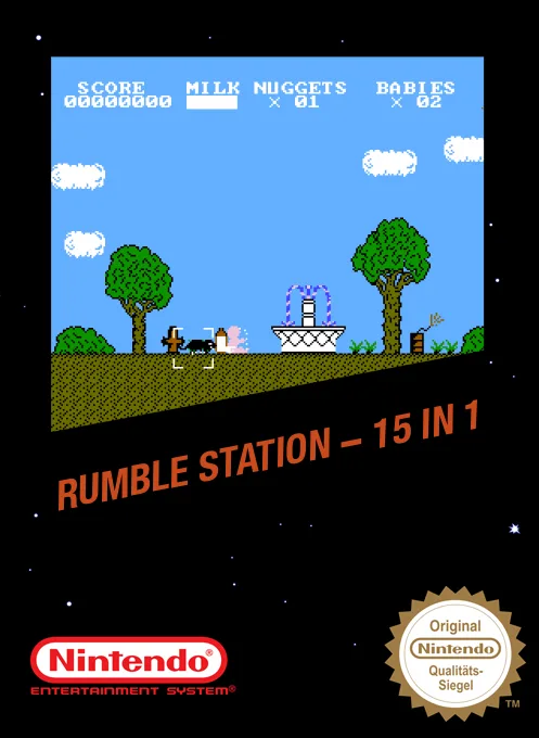 Rumble Station - 15 in 1 (NES) Box Art & Cover