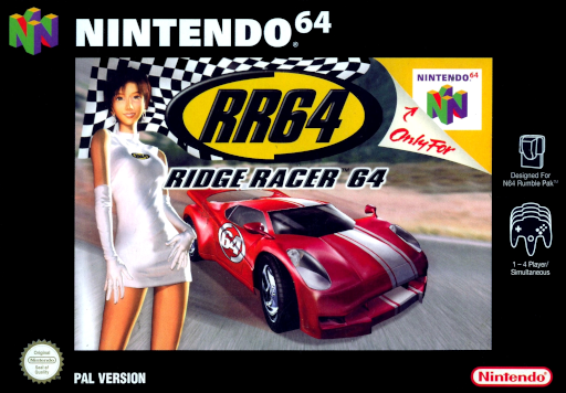 RR64: Ridge Racer 64 (N64) Box Art & Cover