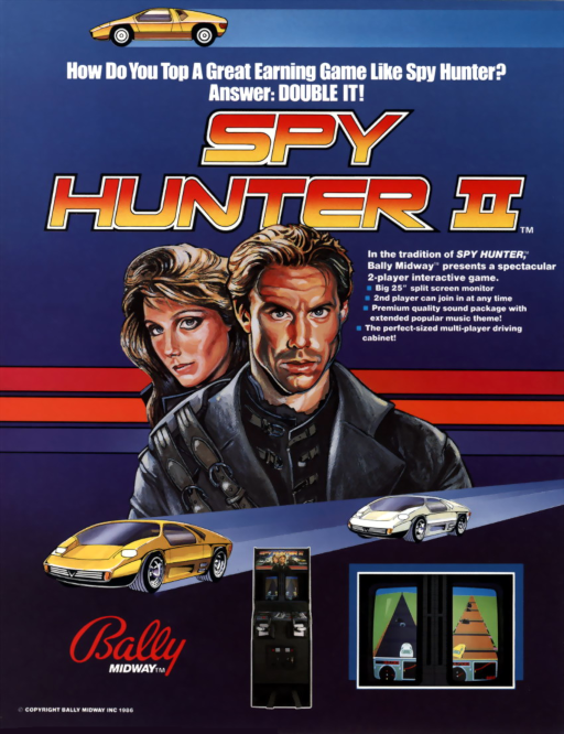 Spy Hunter II (rev 2) (ARCADE) Box Art & Cover