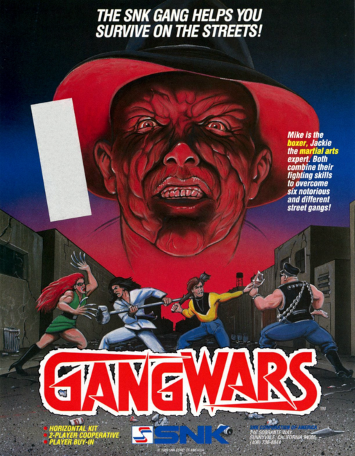 Gang Wars (ARCADE) Box Art & Cover