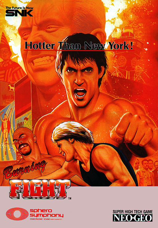Burning Fight (NGM-018 ~ NGH-018) (ARCADE) Box Art & Cover