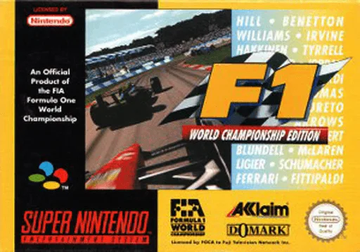 F1 World Championship Edition (SNES) Box Art & Cover