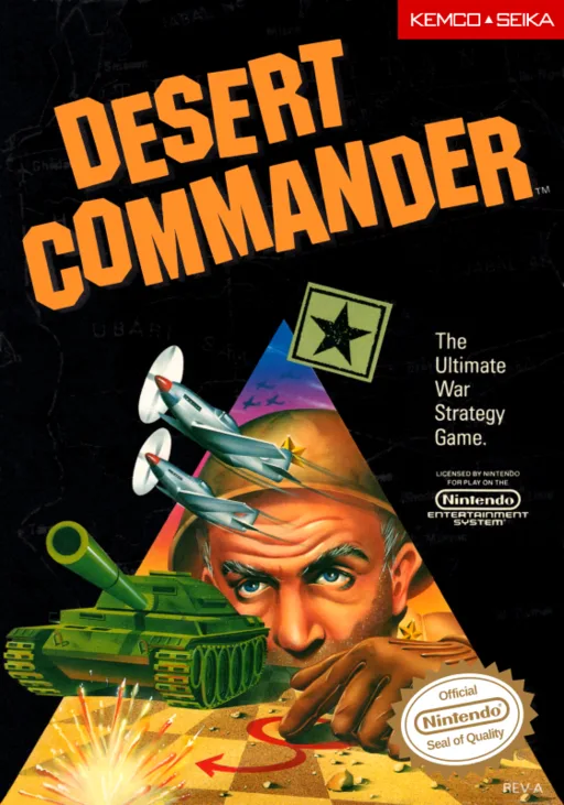 Desert Commander (NES) Box Art & Cover