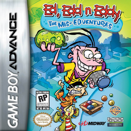 顽皮小鬼混乱大冒险 Ed, Edd n Eddy - The Mis-EDventures (GBA) Box Art & Cover